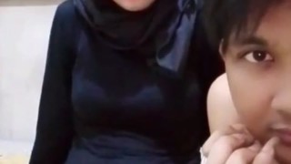 Mode Full 2 Jam Jilbab Hitam Live Bareng Pacar
